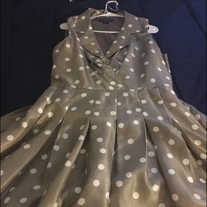 Women’s polkadot dress